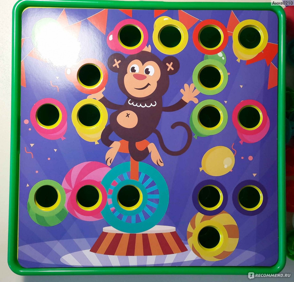 PLAY THE GAME Настольный развивающий пазл с цветными кнопками фото