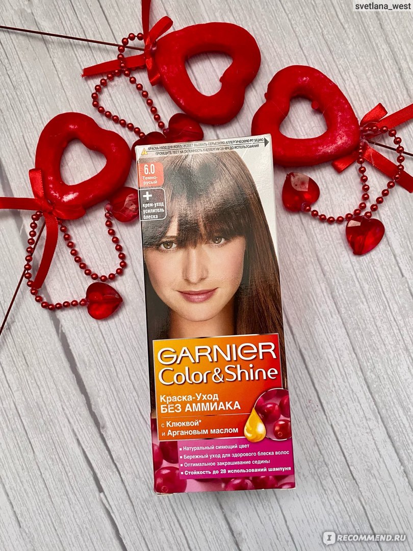 Краска для волос Garnier Color & Shine "сияние Ваших волос!" фото