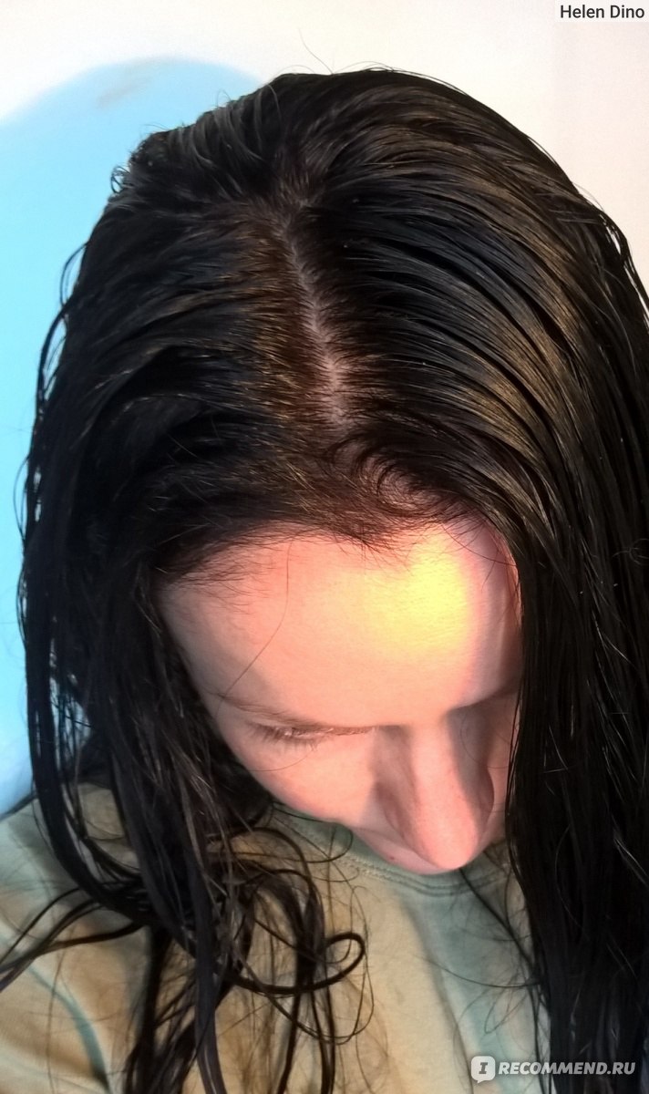 влажные волосы после окрашивания