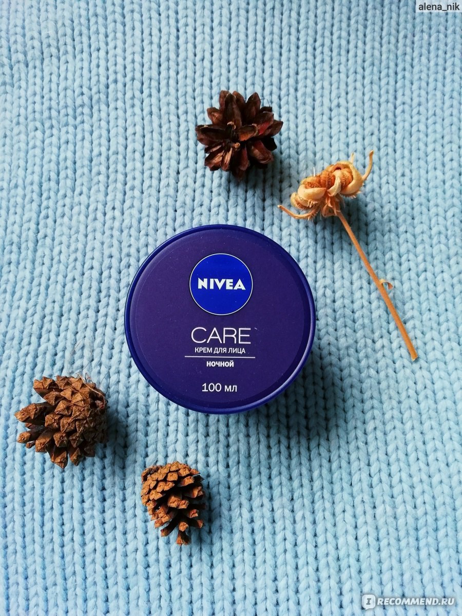 Крем для лица ночной NIVEA Care - «Ночной крем для лица Nivea. Мои ...