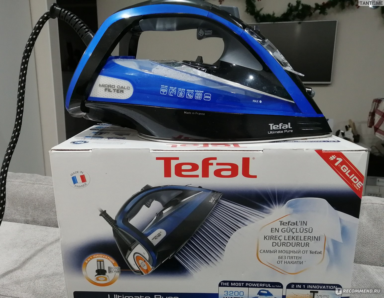 Утюг Tefal Ultimate Pure FV9848 - «За 4000 купить приятнее, чем за ...