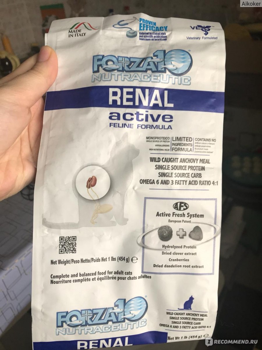 Корм для кошек FORZA10 Forza 10 Renal - «Forza 10 Renal корм от ...