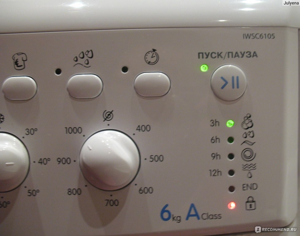 Indesit IWSC 6105 - «Рабочая лошадка» | отзывы