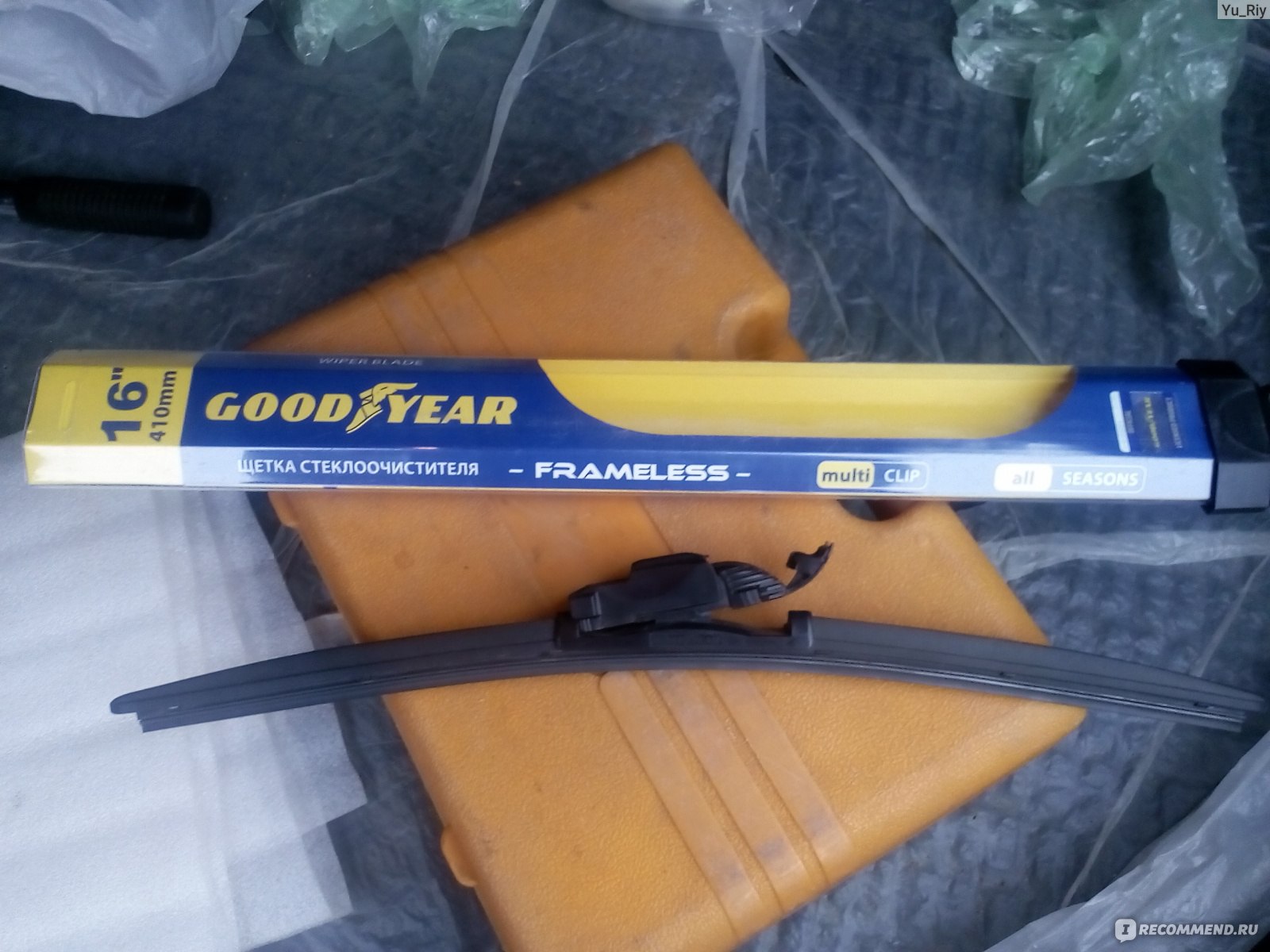 Щетки стеклоочистителя (дворники) Goodyear Frameless - «Хорошие, но ...