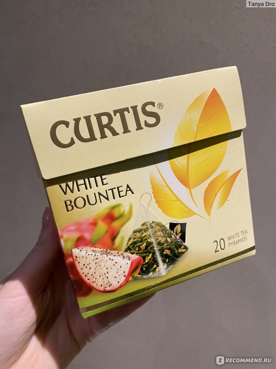 Белый чай Curtis White Bountea в пирамидках - «Не советую брать.» | отзывы
