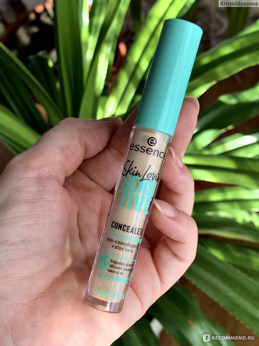 Консилер Essence Skin Lovin' Sensitive - «Лёгкое комфортное покрытие и ...