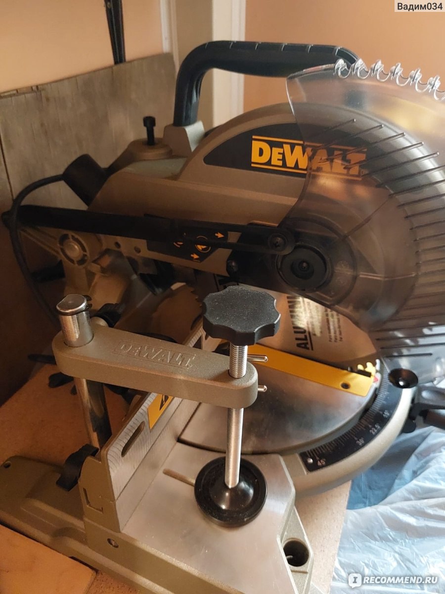 Торцовочная пила DeWALT DW714 - «Качественный инструмент» | отзывы