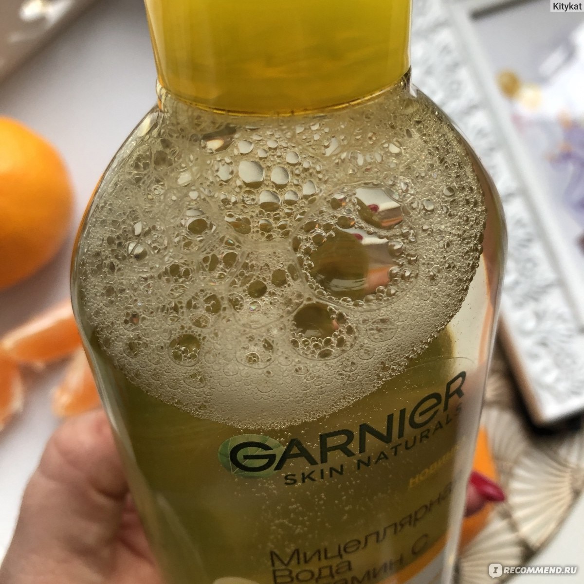 Мицеллярная вода Garnier витамин С фото