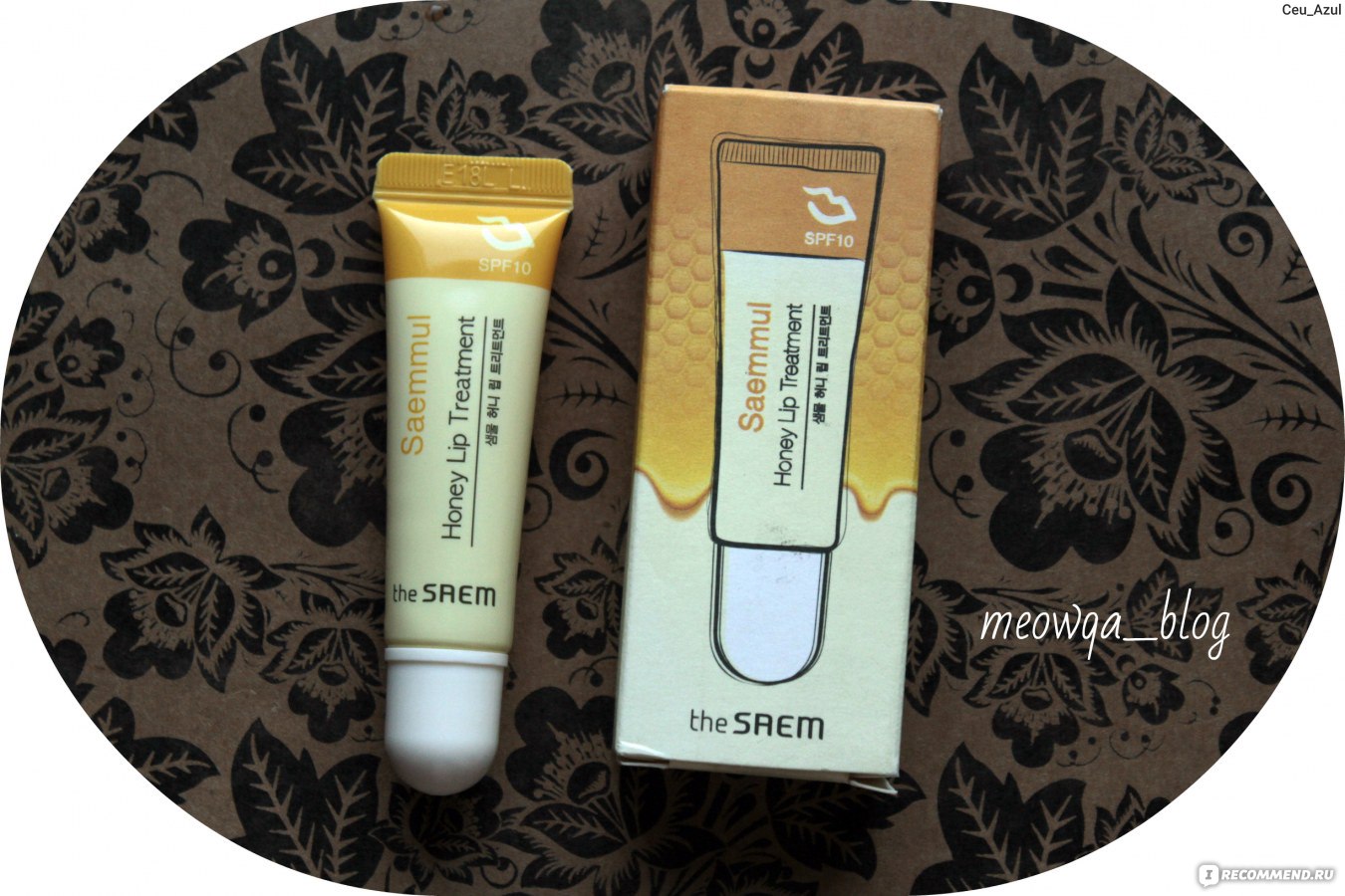 Бальзам для губ The Saem Saemmul Honey Lip Treatment SPF10 - «Бальзам ...