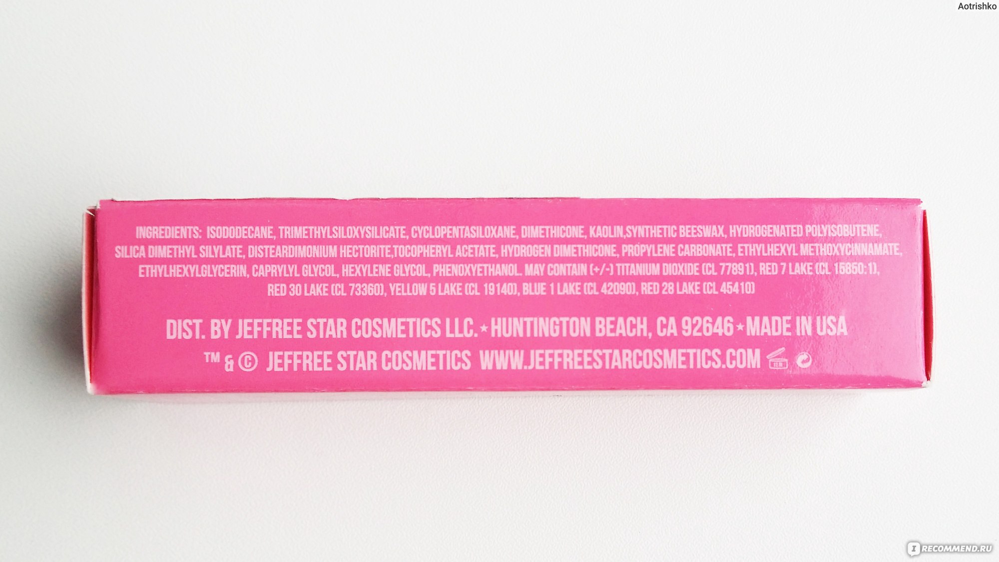 Жидкая матовая помада Jeffree Star Velour Liquid Lipstick фото