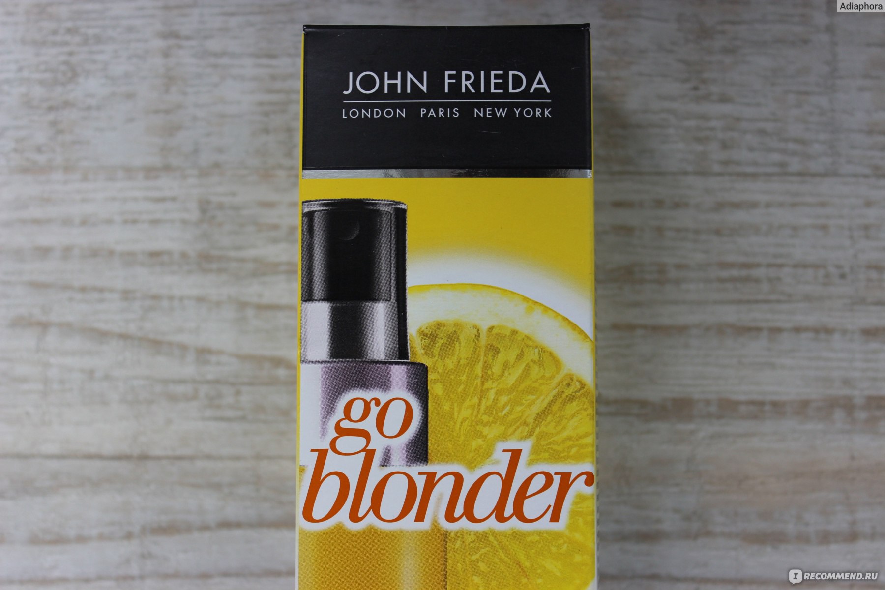 Осветляющий спрей для волос John Frieda Sheer Blonde Go Blonder  фото