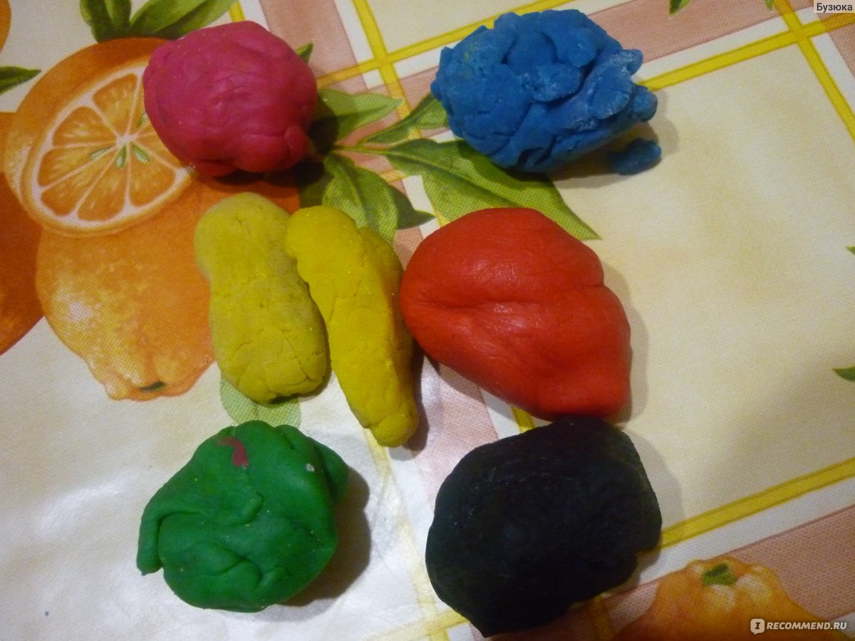  Набор для лепки Тесто-пластилин 12 цветов Genio kids фото