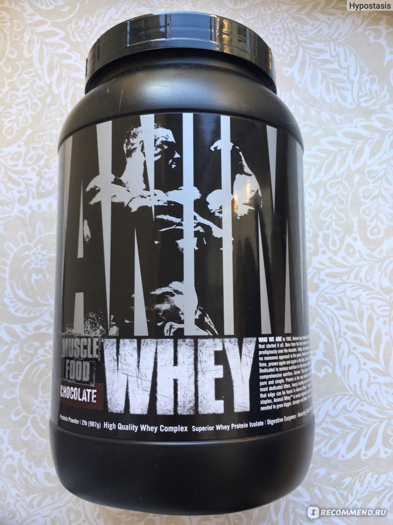 Протеин Universal Nutrition Animal Whey Chocolate - «Animal - Muscle ...