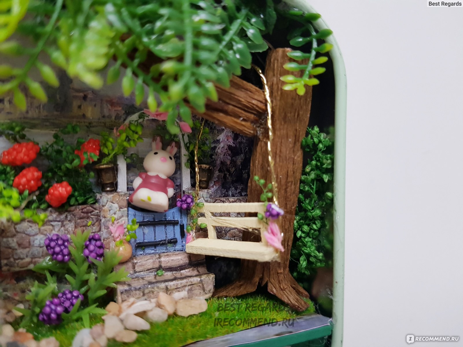Набор для сборки румбокса Aliexpress CUTE ROOM Doll House Furnitures Box Theatre DIY Model Miniatures Wooden Dollhouse Toys For children Countryside Notes фото