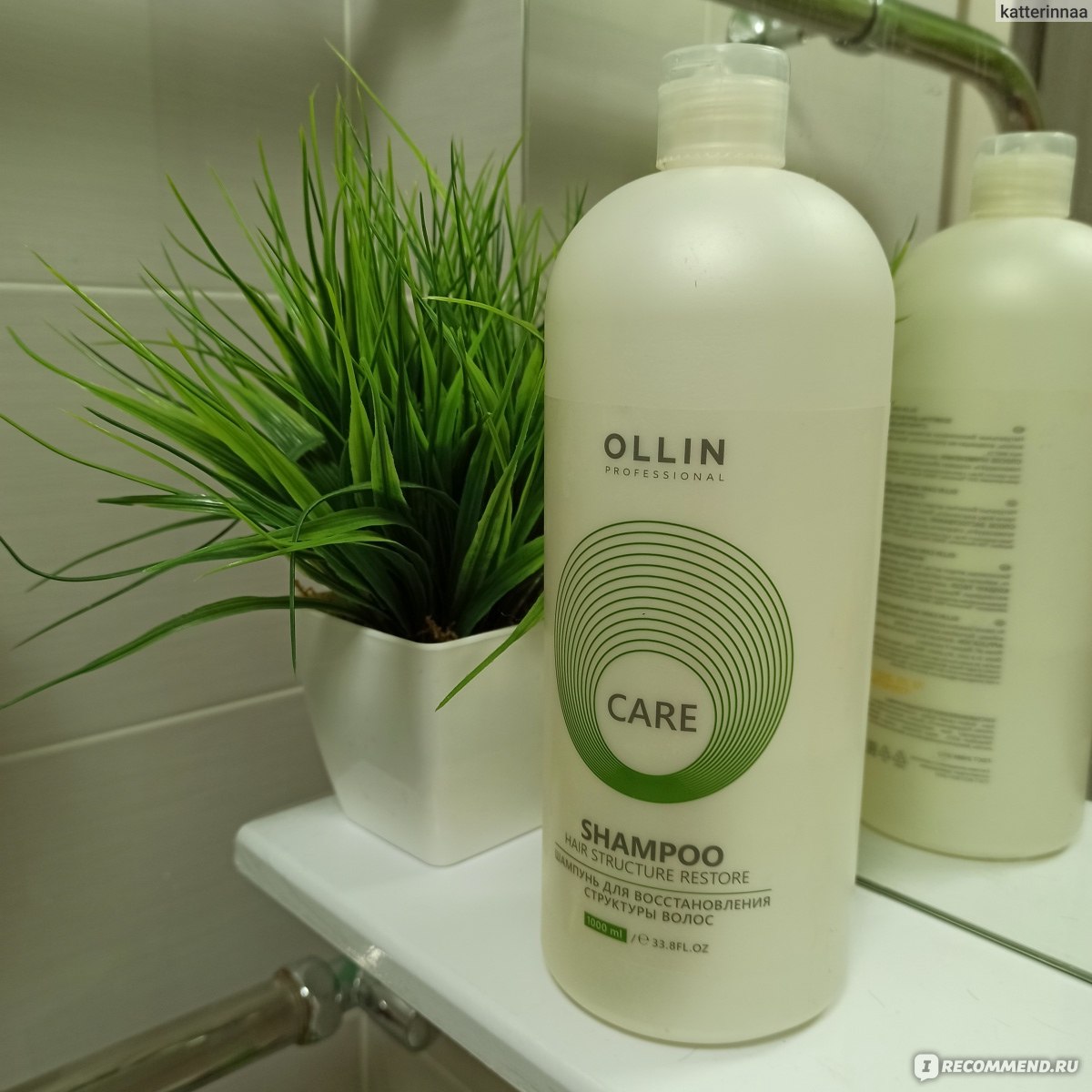 Шампунь Ollin Professional для восстановления структуры волос - «Любовь ...