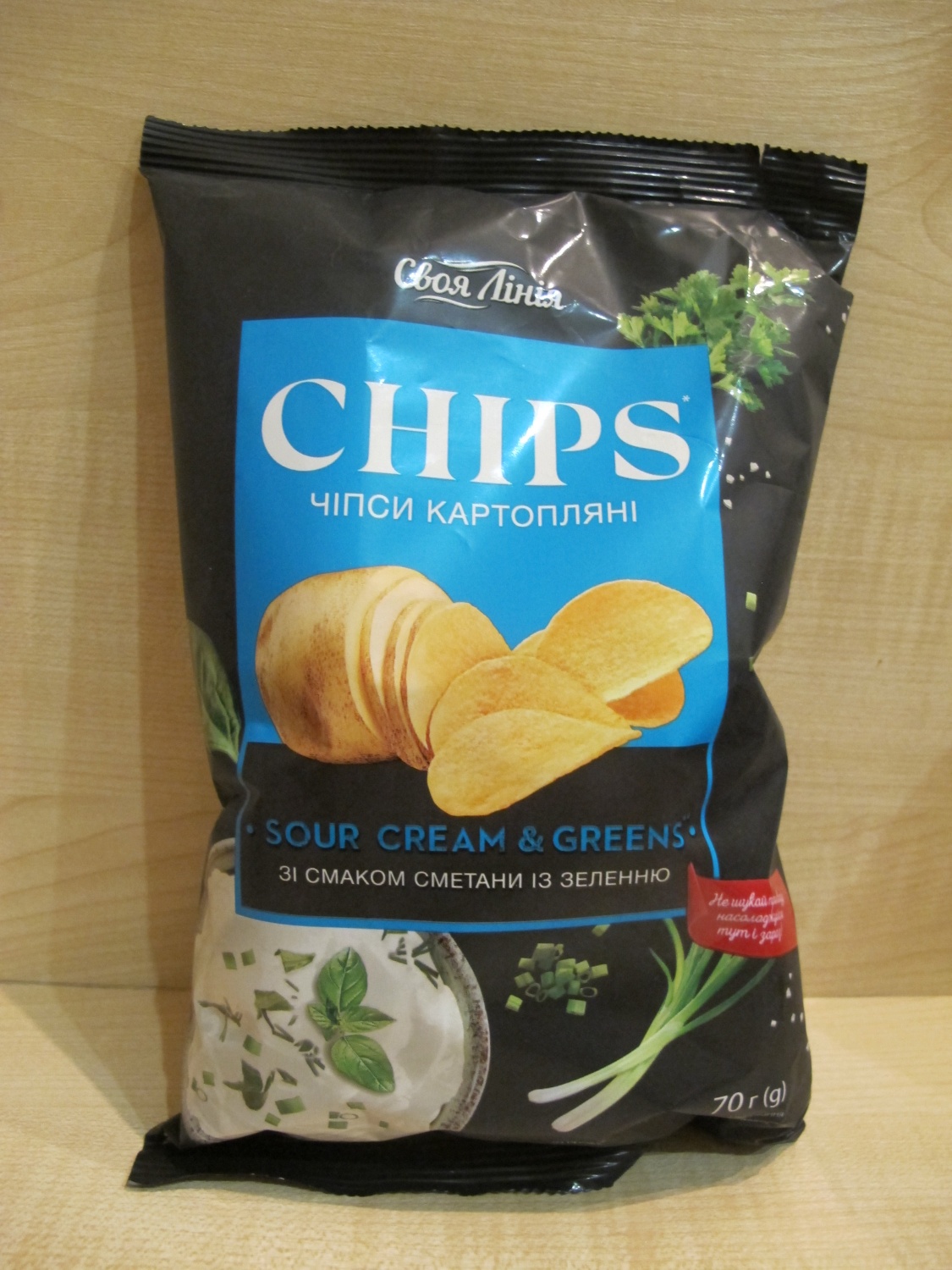 Чипсы картофельные CHIPS со вкусом сметаны и зелени | отзывы