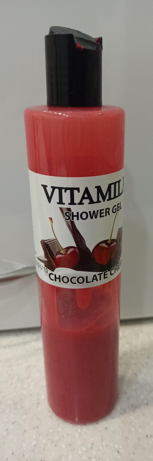Крем-гель для душа Vitamilk Шоколад-вишня фото