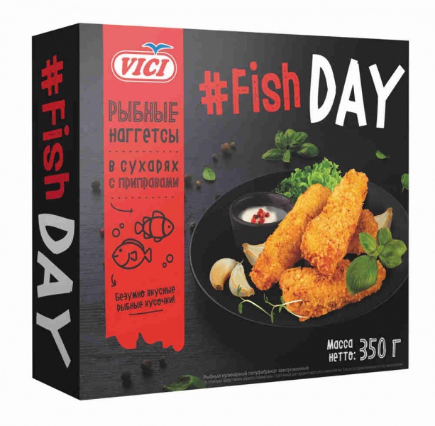 Рыбные палочки Vici Fish day наггетсы в сухарях с приправами | отзывы