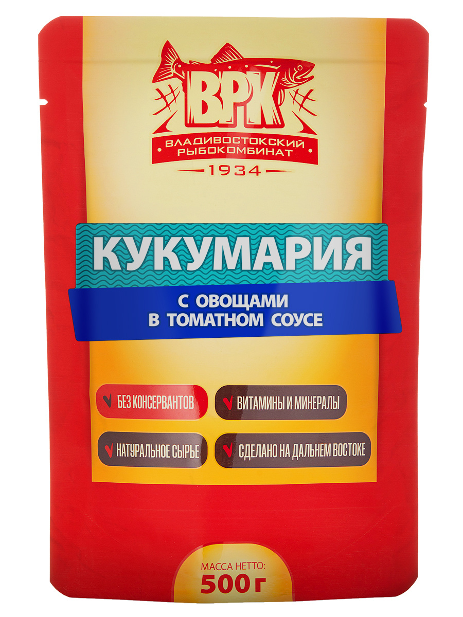 Консервы рыбные ВРК Кукумария с овощами в томатном соусе | отзывы
