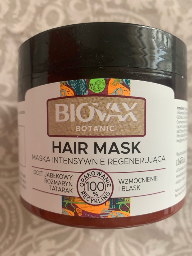 Маска для волос BIOVAX botanic Intensive regeneration фото