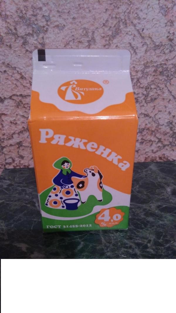 Ряженка Вятушка 4% | отзывы