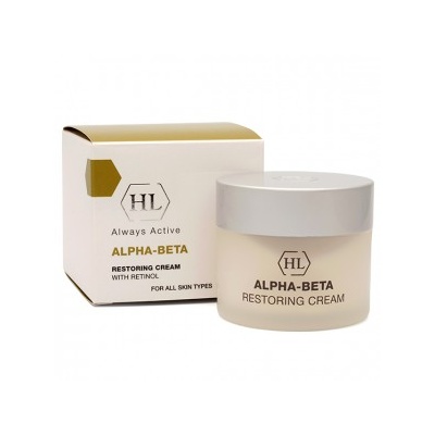 Крем для лица Holy land cosmetics Alpha- Beta restoring cream with retinol фото