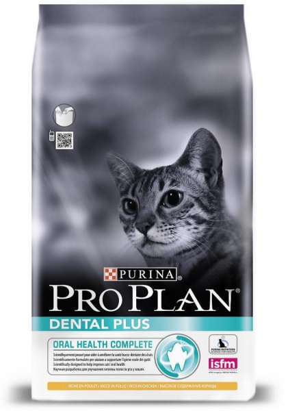 Корм для кошек Pro Plan Dental Plus Здоровье полости рта с Курицей ...