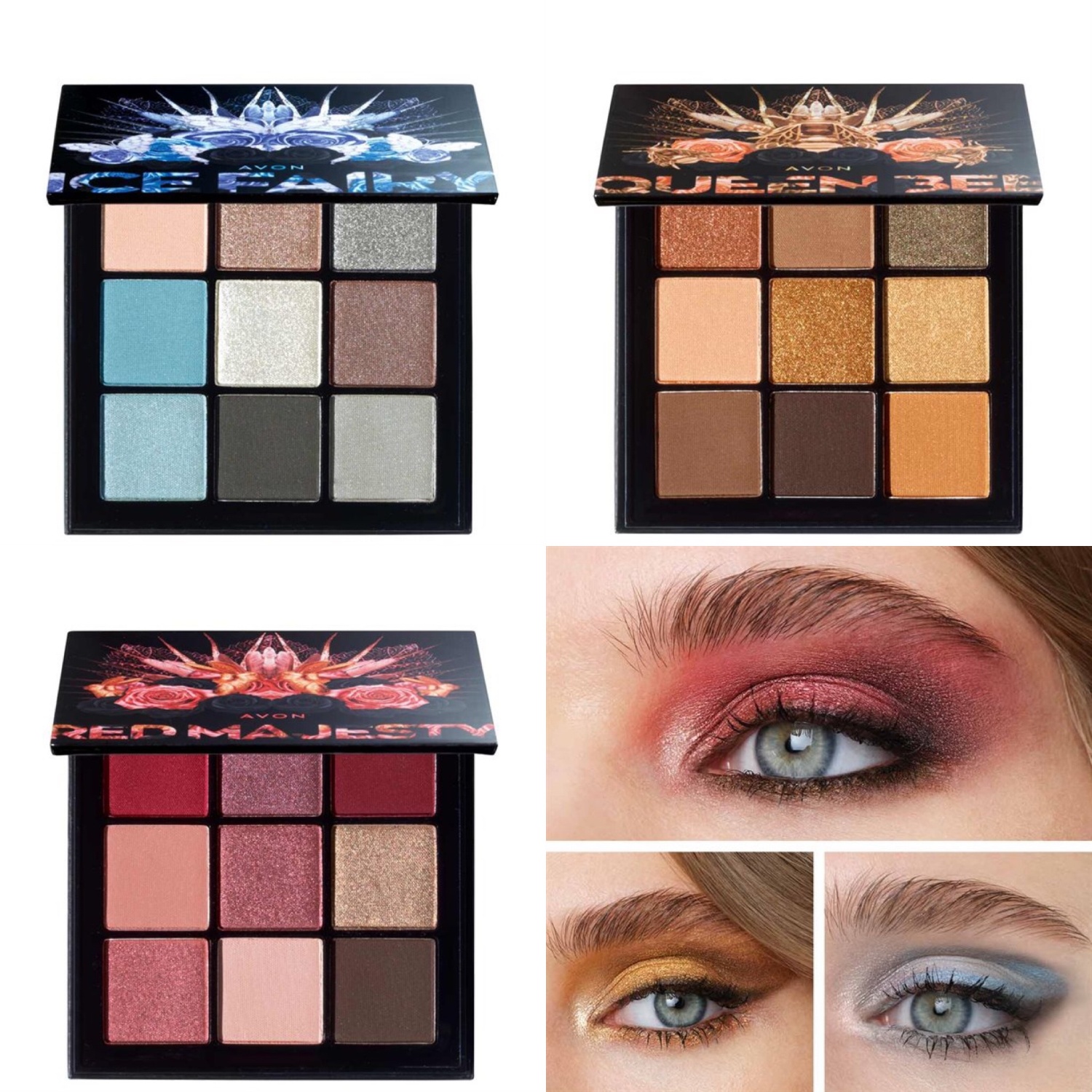 Палетка теней для век Avon Wonderland Червонная дама/Red Majesty. | отзывы