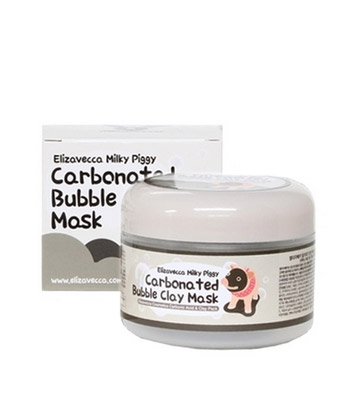 Маска для лица Elizavecca Milky Piggy Carbonated Bubble Clay Mask фото