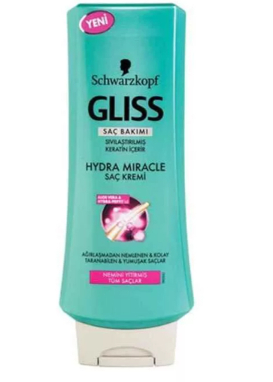 Бальзам для волос Gliss kur "Aqua Miracle"  Гиалурон + экстракт морских водорослей фото