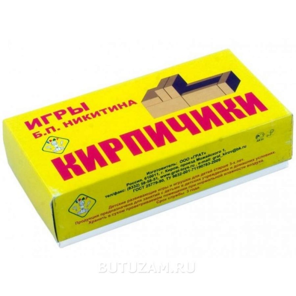 ООО "Грат" Кирпичики НИКИТИНА - «Очень простая игра, но так увлекает ...