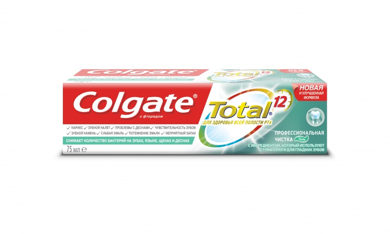 Зубная паста Сolgate Total Профессиональная чистка гель фото
