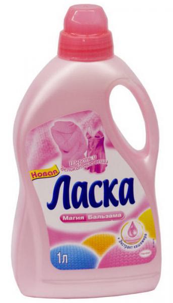 Средства для деликатной стирки Ласка "Магия бальзама" | отзывы