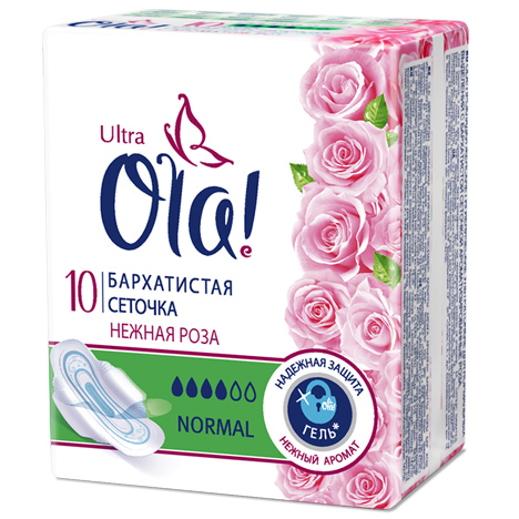 Прокладки женские гигиенические ультратонкие OLA! для нормальных ...