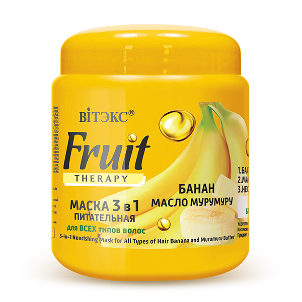 Маска для волос Белита-Витэкс Fruit THERAPY Банан, масло мурумуру  фото