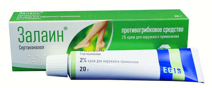 Противогрибковое средство Egis Залаин (Сертаконазол) 2% крем для наружного применения фото