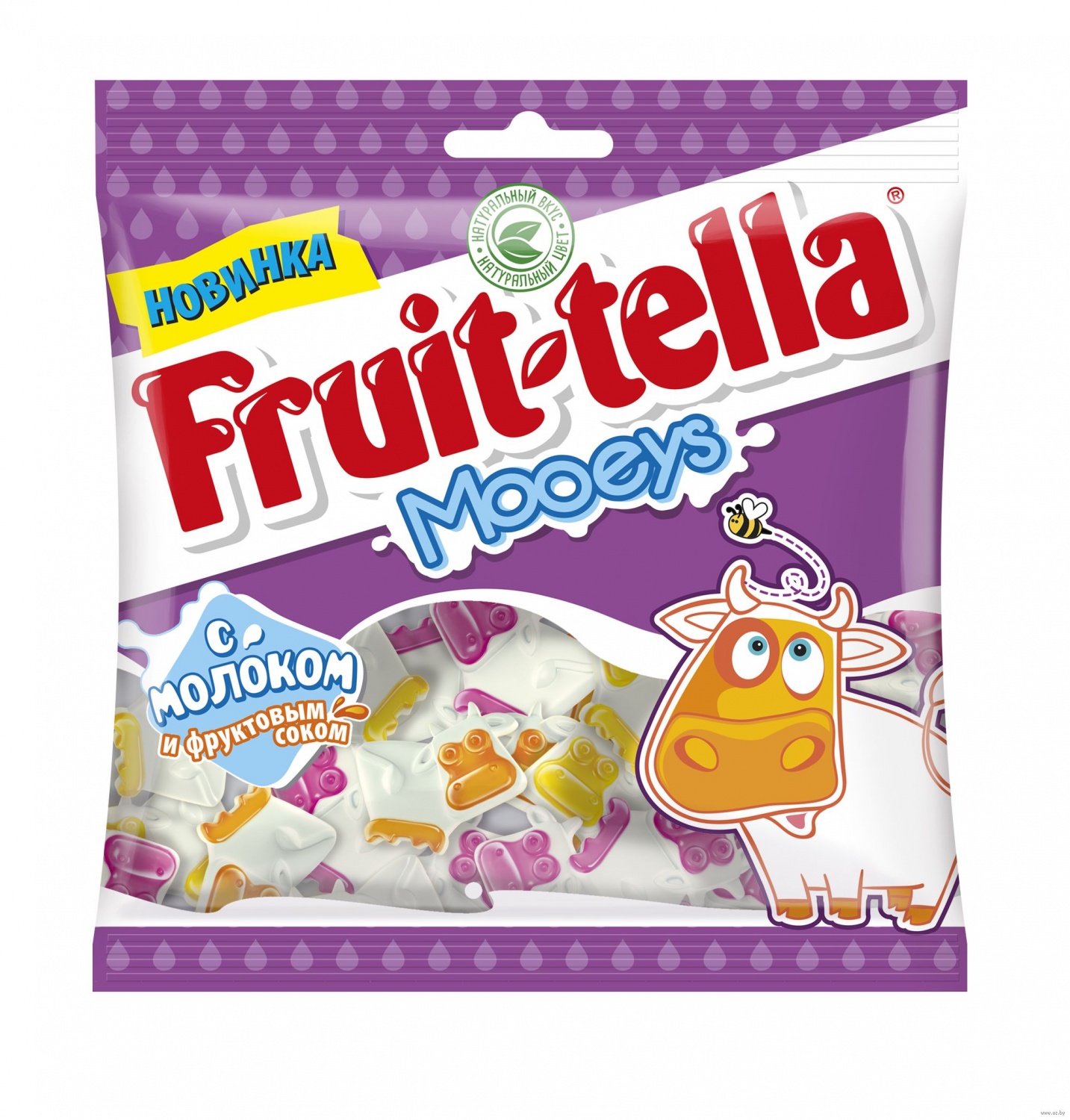 Жевательный мармелад Fruittella Mooeys - «Вкусные мармеладки, жаль, что ...